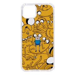 Adventure Time Finn Jake Cartoon Iphone 14 Plus Tpu Uv Print Case by Bedest