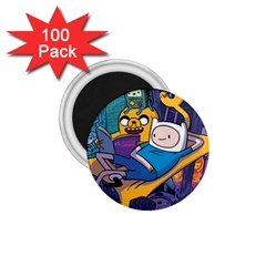 Adventure Time Finn  Jake Marceline 1 75  Magnets (100 Pack)  by Bedest