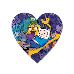 Adventure Time Finn  Jake Marceline Heart Magnet by Bedest