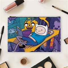 Adventure Time Finn  Jake Marceline Cosmetic Bag (large) by Bedest