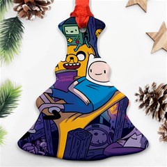 Adventure Time Finn  Jake Marceline Christmas Tree Ornament (two Sides) by Bedest