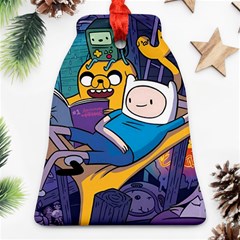 Adventure Time Finn  Jake Marceline Bell Ornament (two Sides) by Bedest