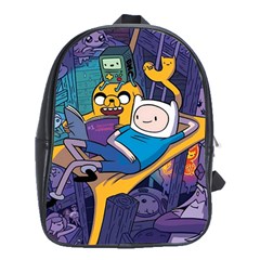 Adventure Time Finn  Jake Marceline School Bag (xl) by Bedest