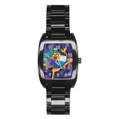 Adventure Time Finn  Jake Marceline Stainless Steel Barrel Watch by Bedest