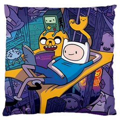 Adventure Time Finn  Jake Marceline Standard Premium Plush Fleece Cushion Case (one Side) by Bedest