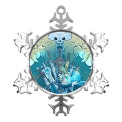 Adventure Time Lich Metal Small Snowflake Ornament by Bedest