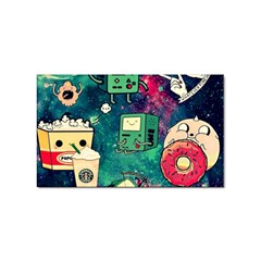 Adventure Time America Halloween Sticker Rectangular (10 Pack) by Bedest