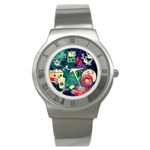 Adventure Time America Halloween Stainless Steel Watch Front