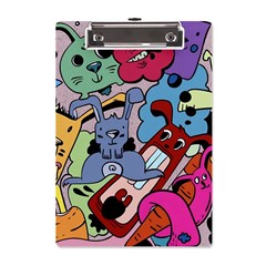 Graffiti Monster Street Theme A5 Acrylic Clipboard by Bedest