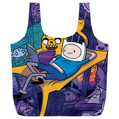 Adventure Time Finn  Jake Marceline Full Print Recycle Bag (xxl) by Bedest