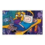 Adventure Time Finn  Jake Marceline Banner and Sign 5  x 3  Front