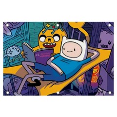 Adventure Time Finn  Jake Marceline Banner And Sign 6  X 4  by Bedest