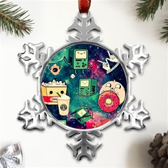 Adventure Time America Halloween Metal Small Snowflake Ornament by Bedest