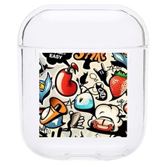 Comical Words Animals Comic Omics Crazy Graffiti Hard Pc Airpods 1/2 Case by Bedest