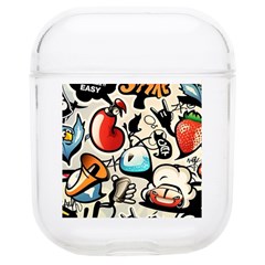 Comical Words Animals Comic Omics Crazy Graffiti Soft Tpu Airpods 1/2 Case by Bedest