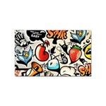 Art Book Gang Crazy Graffiti Supreme Work Sticker Rectangular (100 pack) Front