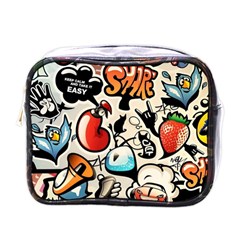 Art Book Gang Crazy Graffiti Supreme Work Mini Toiletries Bag (one Side) by Bedest