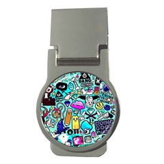 Graffiti Pop Art Crazy Retro Money Clips (round)  by Bedest