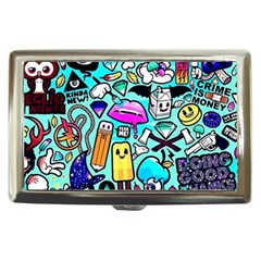 Graffiti Pop Art Crazy Retro Cigarette Money Case by Bedest