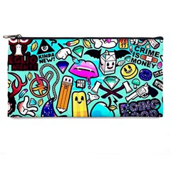 Graffiti Pop Art Crazy Retro Pencil Case by Bedest