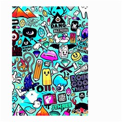 Graffiti Pop Art Crazy Retro Small Garden Flag (two Sides) by Bedest