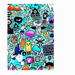 Graffiti Pop Art Crazy Retro Large Garden Flag (two Sides) by Bedest