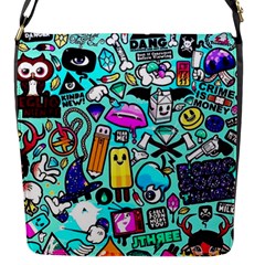 Graffiti Pop Art Crazy Retro Flap Closure Messenger Bag (s) by Bedest