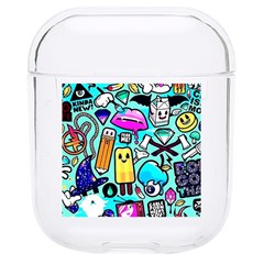 Graffiti Pop Art Crazy Retro Hard Pc Airpods 1/2 Case by Bedest