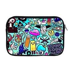 Graffiti Pop Art Crazy Retro Apple Macbook Pro 17  Zipper Case by Bedest