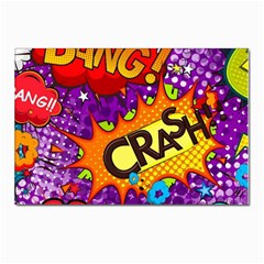 Crash Bang Adventure Time Art Boom Graffiti Postcards 5  X 7  (pkg Of 10) by Bedest