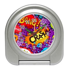 Crash Bang Adventure Time Art Boom Graffiti Travel Alarm Clock by Bedest