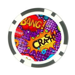 Crash Bang Adventure Time Art Boom Graffiti Poker Chip Card Guard (10 Pack) by Bedest