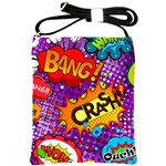 Crash Bang Adventure Time Art Boom Graffiti Shoulder Sling Bag Front