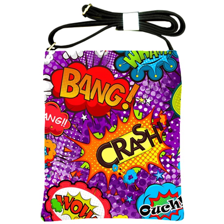 Crash Bang Adventure Time Art Boom Graffiti Shoulder Sling Bag