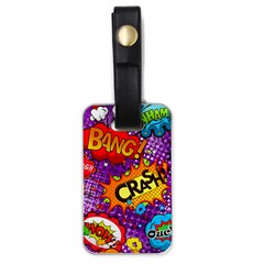 Crash Bang Adventure Time Art Boom Graffiti Luggage Tag (one Side) by Bedest