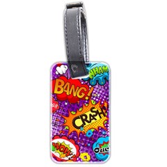 Crash Bang Adventure Time Art Boom Graffiti Luggage Tag (two Sides) by Bedest