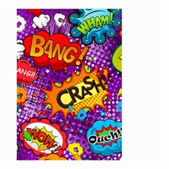 Crash Bang Adventure Time Art Boom Graffiti Small Garden Flag (two Sides) by Bedest