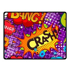 Crash Bang Adventure Time Art Boom Graffiti Two Sides Fleece Blanket (small) by Bedest