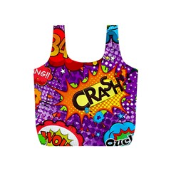 Crash Bang Adventure Time Art Boom Graffiti Full Print Recycle Bag (s) by Bedest