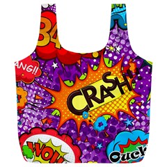 Crash Bang Adventure Time Art Boom Graffiti Full Print Recycle Bag (xl) by Bedest