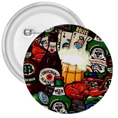 Graffiti Go Art 3  Buttons by Bedest