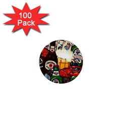 Graffiti Go Art 1  Mini Buttons (100 Pack)  by Bedest