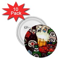 Graffiti Go Art 1 75  Buttons (10 Pack) by Bedest