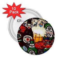 Graffiti Go Art 2 25  Buttons (10 Pack)  by Bedest