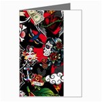 Graffiti Tatoo Skate Art Boom Greeting Card Left