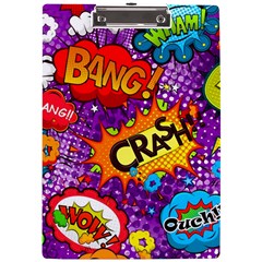 Crash Bang Adventure Time Art Boom Graffiti A4 Acrylic Clipboard by Bedest