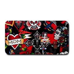 Graffiti Tatoo Skate Art Boom Medium Bar Mat by Bedest