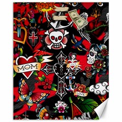 Graffiti Tatoo Skate Art Boom Canvas 11  X 14  by Bedest