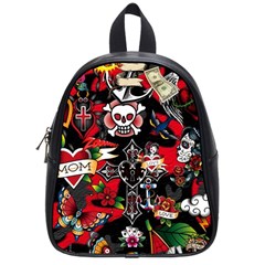 Graffiti Tatoo Skate Art Boom School Bag (small) by Bedest