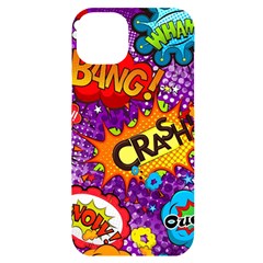 Crash Bang Adventure Time Art Boom Graffiti Iphone 14 Plus Black Uv Print Case by Bedest